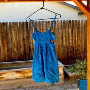 Blue sparkle and fade dress